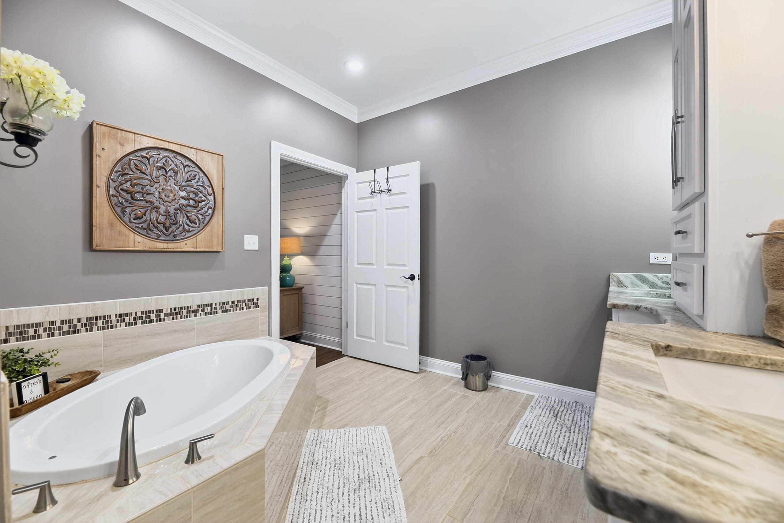 2145 Eutaw Road Holly Hill, SC 29059 - Photo 22 of 75 Granite Countertops and Crown Molding