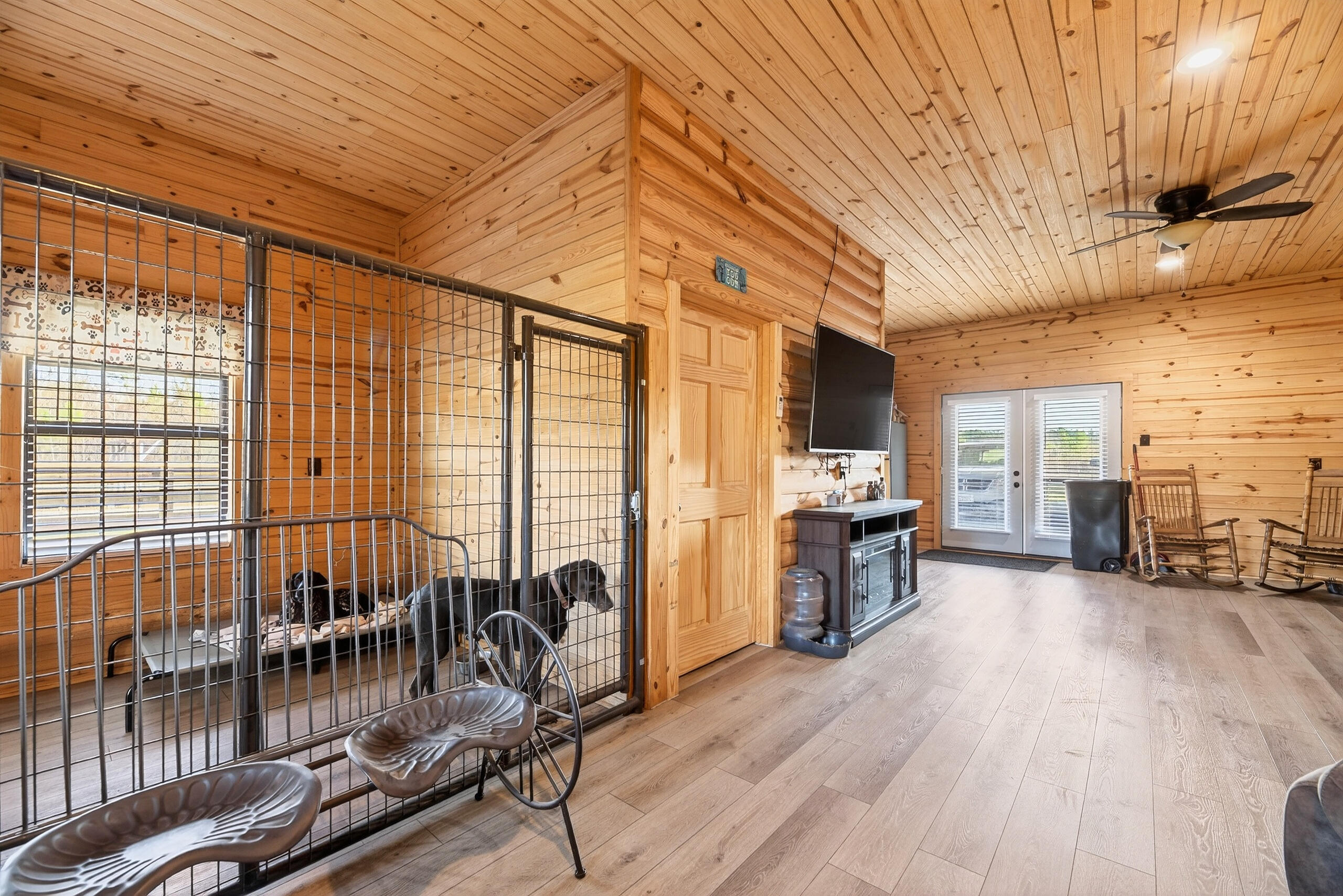 2145 Eutaw Road Holly Hill, SC 29059 - Photo 40 of 75 Dog Pad With Doggie Door and Outside Fen