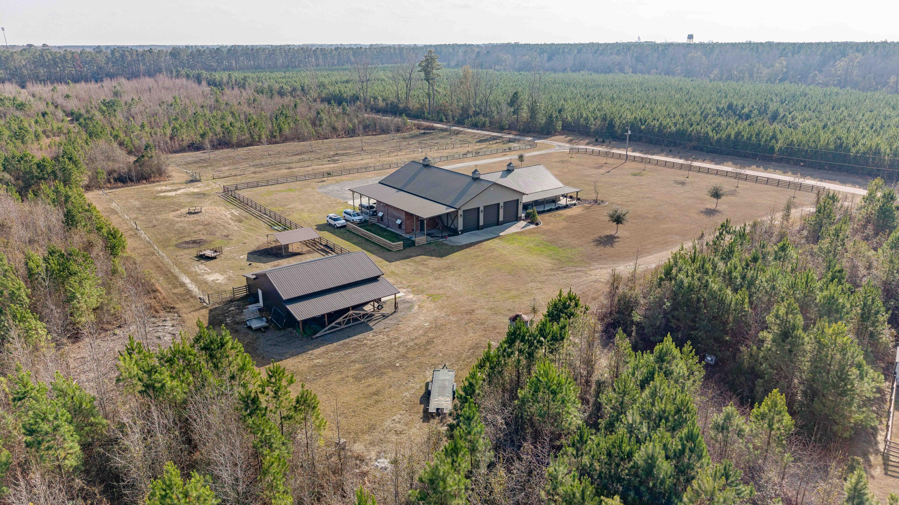 2145 Eutaw Road Holly Hill, SC 29059 - Photo 45 of 75 Horse Barn, 3 Acre Pasture Fenced