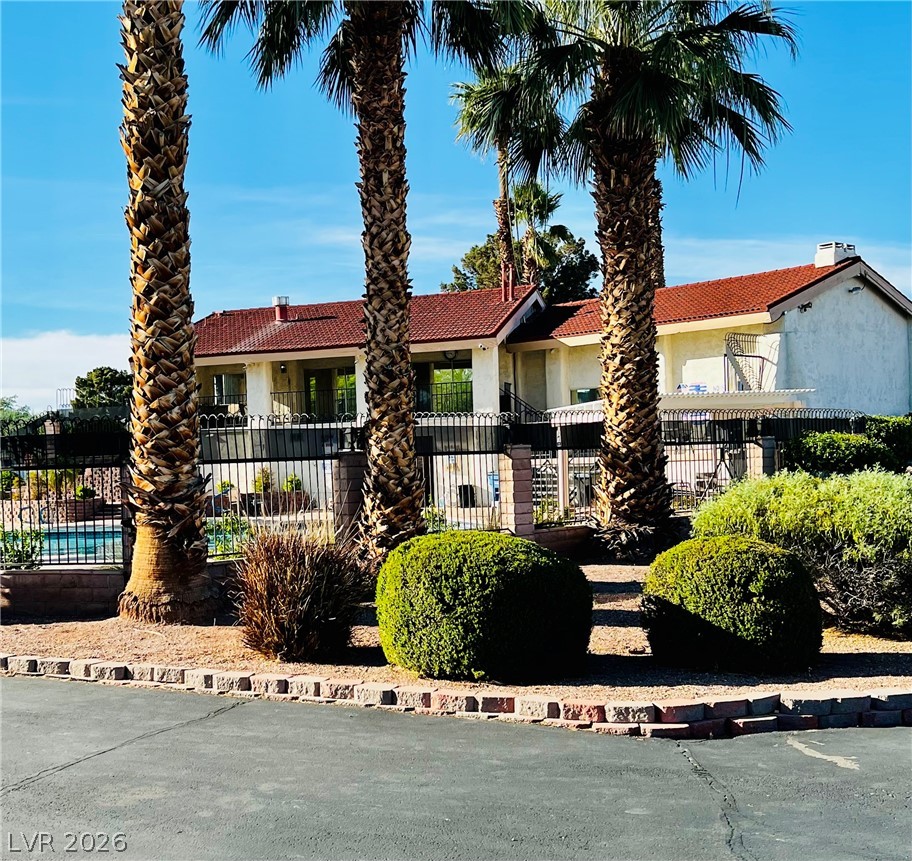 709 Ridgemount Drive Las Vegas, NV 89107 - Photo 36 of 40 Another view of the clubhouse, looking toards the pool/spa side from the rear.