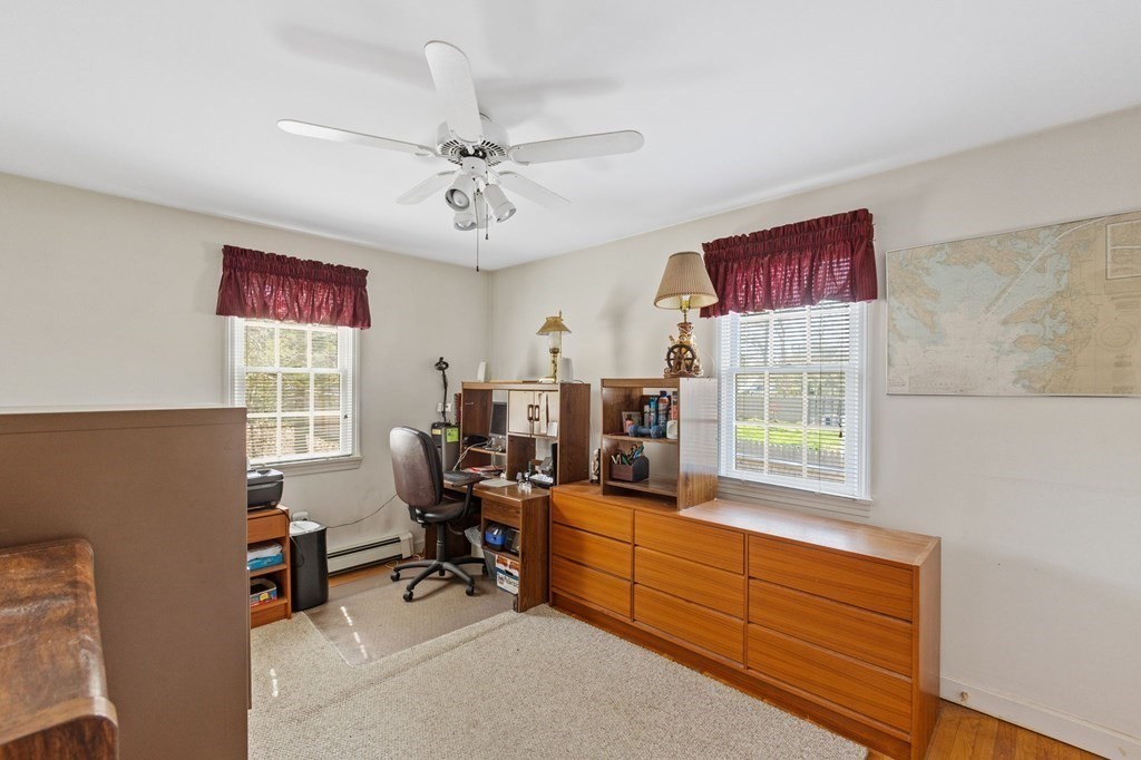5 Bowler Road Wareham, MA 02571 - Photo 21 of 41 a view of a workspace with furniture and a window