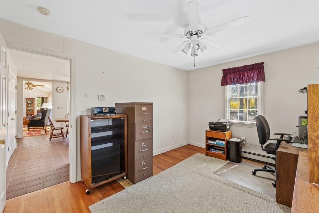 5 Bowler Road Wareham, MA 02571 - Photo 23 of 41 a view of a workspace with furniture and a bedroom