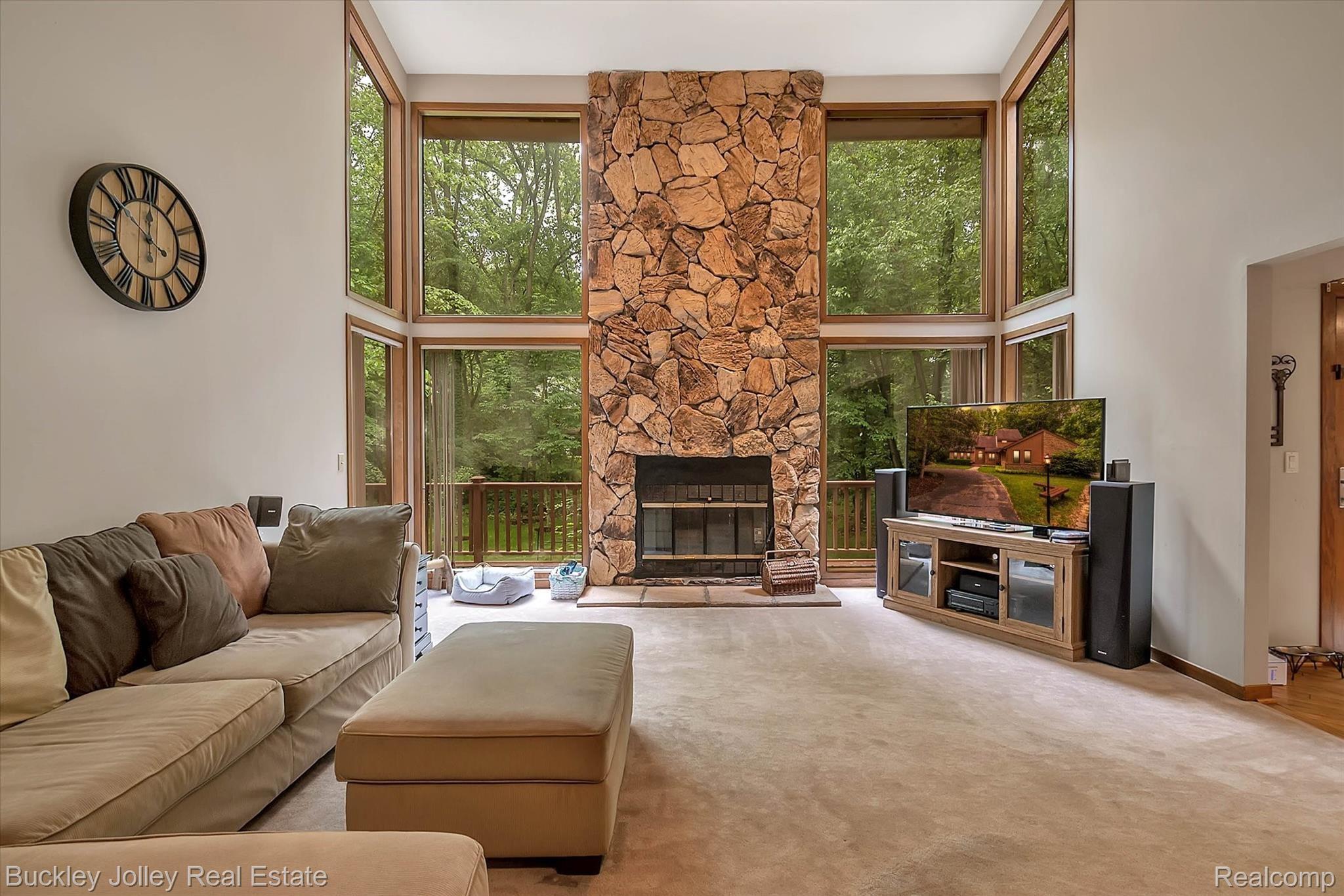 Gorgeous Stone Floor to Ceiling Fireplace.jpg