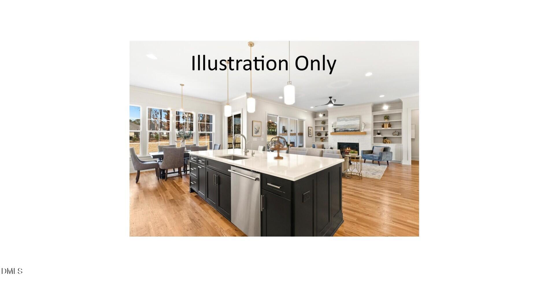 2905 Frances Marie Lane Raleigh, NC 27603 - Photo 4 of 11 a kitchen with a sink and cabinets