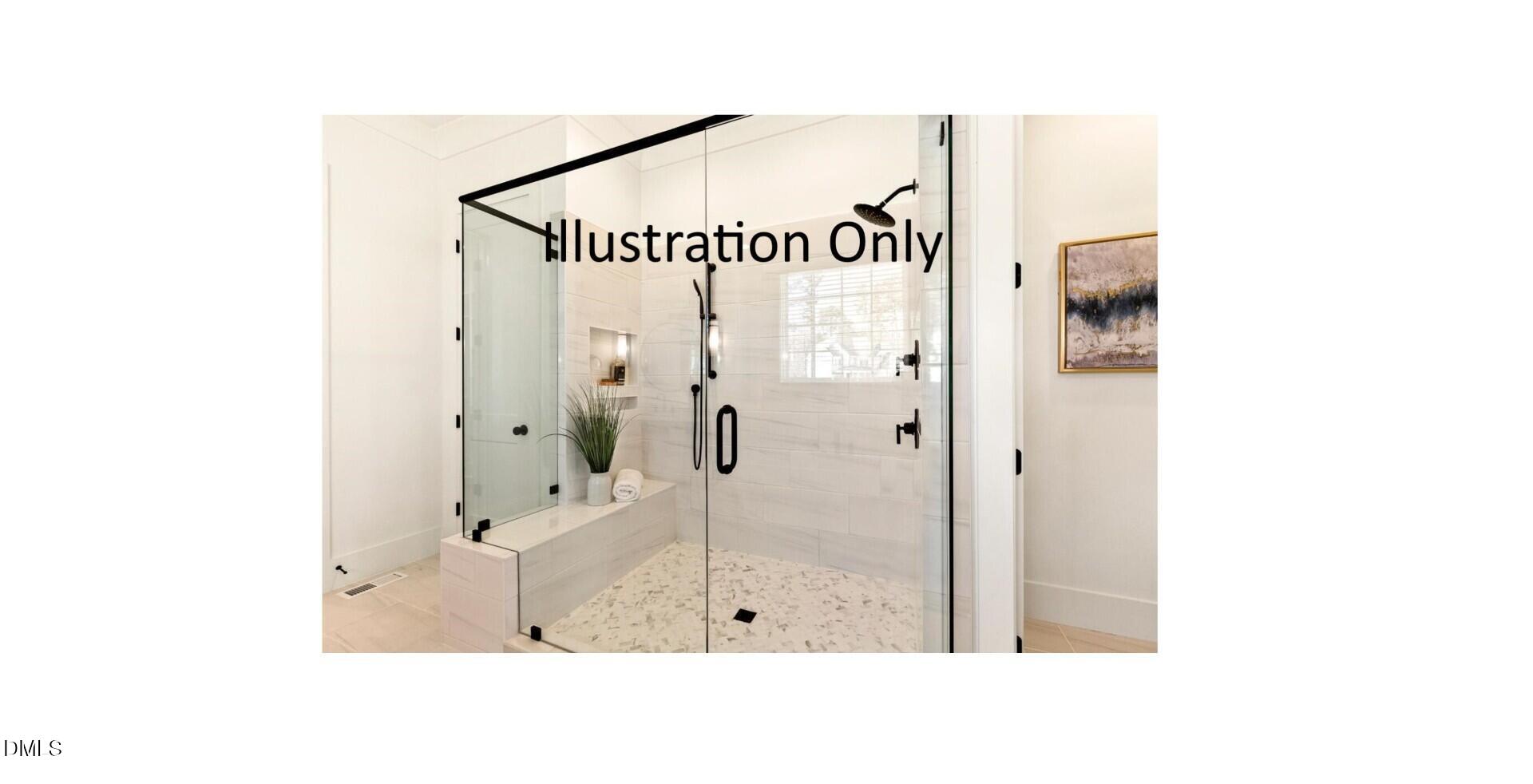 2905 Frances Marie Lane Raleigh, NC 27603 - Photo 10 of 11 a picture of a bathroom with a shower and a sink