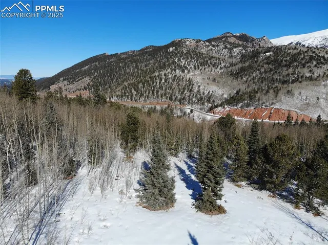 a view of a backyard of snow
