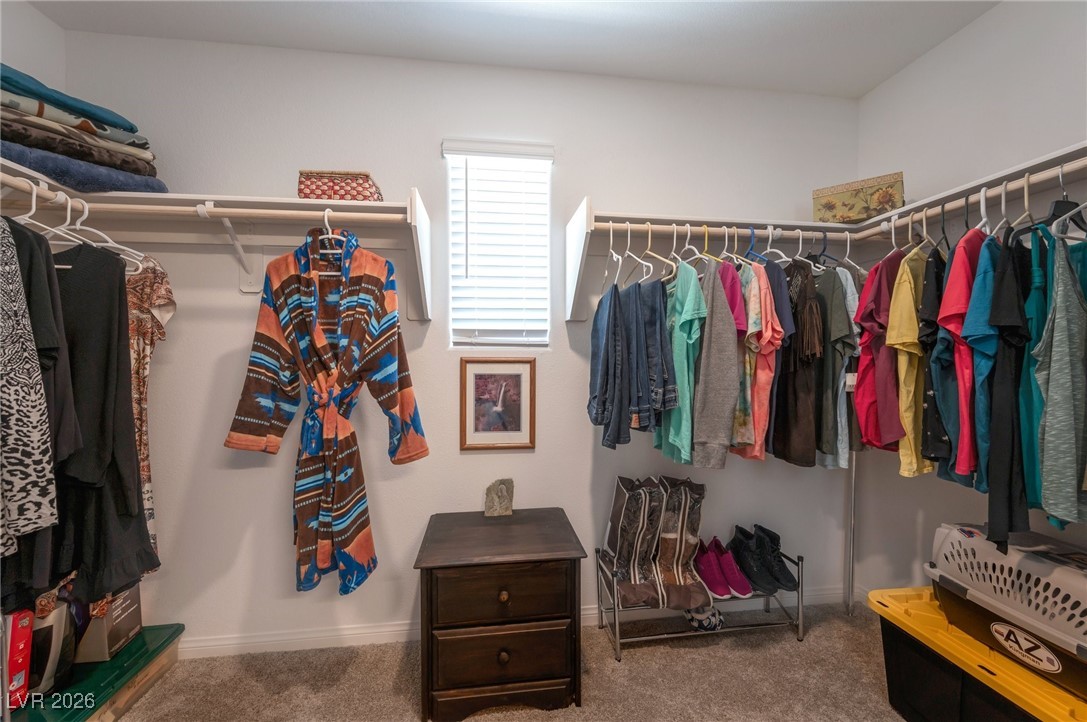 12348 Golden Wreath Road, Unit 1 Las Vegas, NV 89183 - Photo 18 of 37 Spacious closet featuring carpet flooring