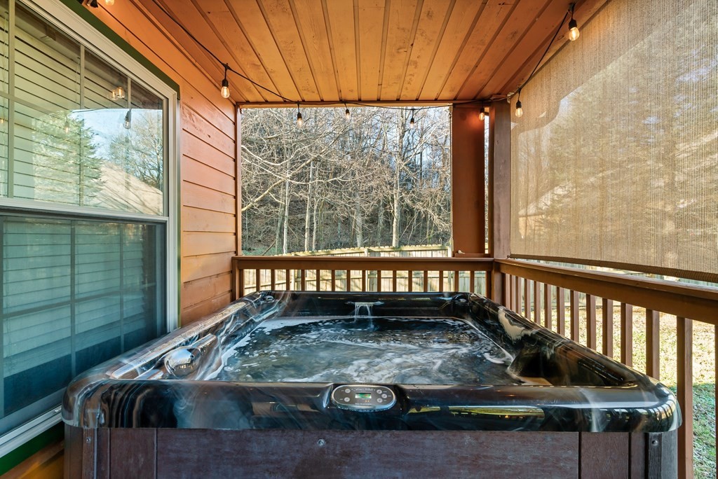 2617 Sharpes Ridge Way Sevierville, TN 37876 - Photo 36 of 43 a view of a balcony with a swing