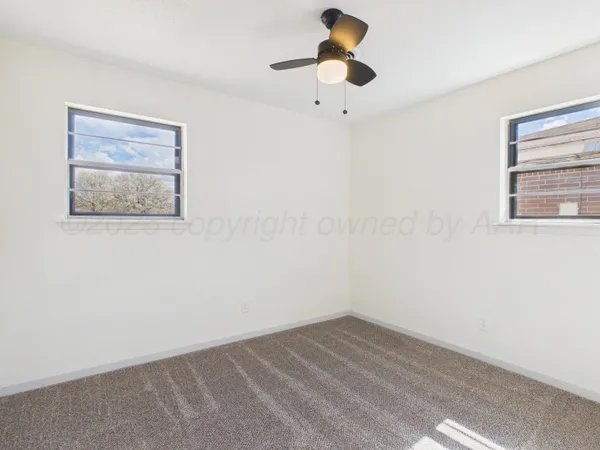 a view of an empty room