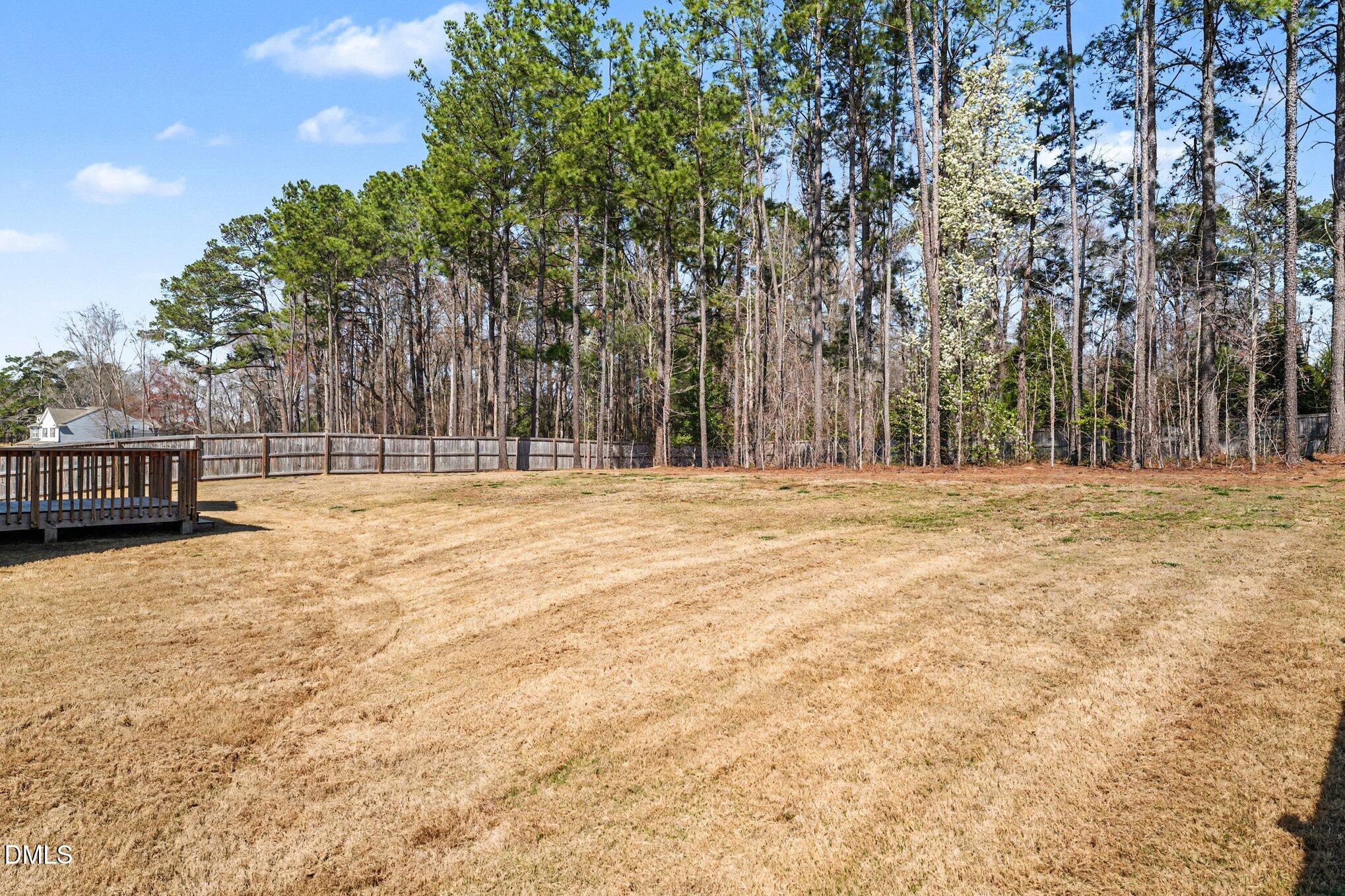 51 East Dentaires Way Willow Spring, NC 27592 - Photo 38 of 39 a swimming pool is in the middle of a yard