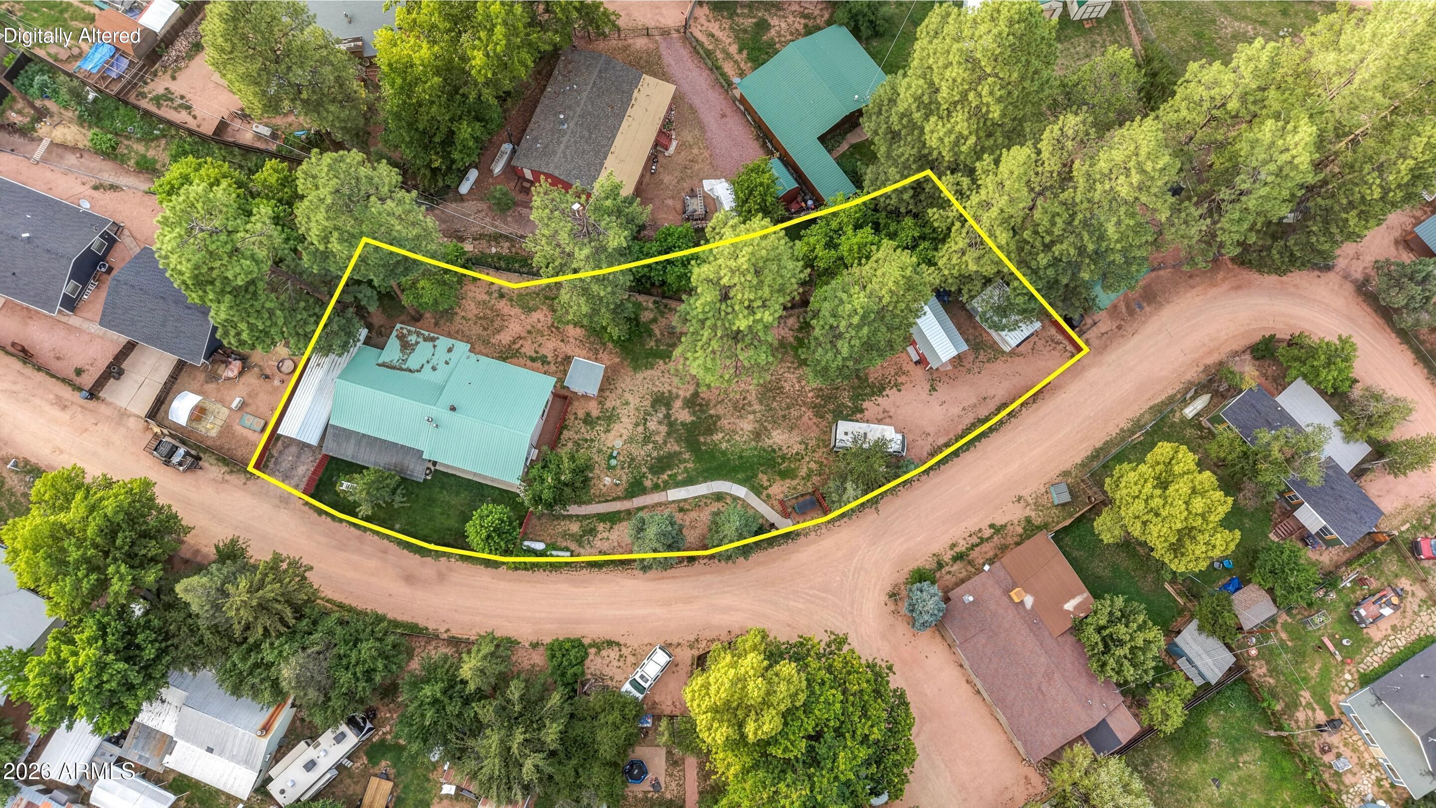 214 Thompson Road Payson, AZ 85541 - Photo 41 of 46 Property Lines