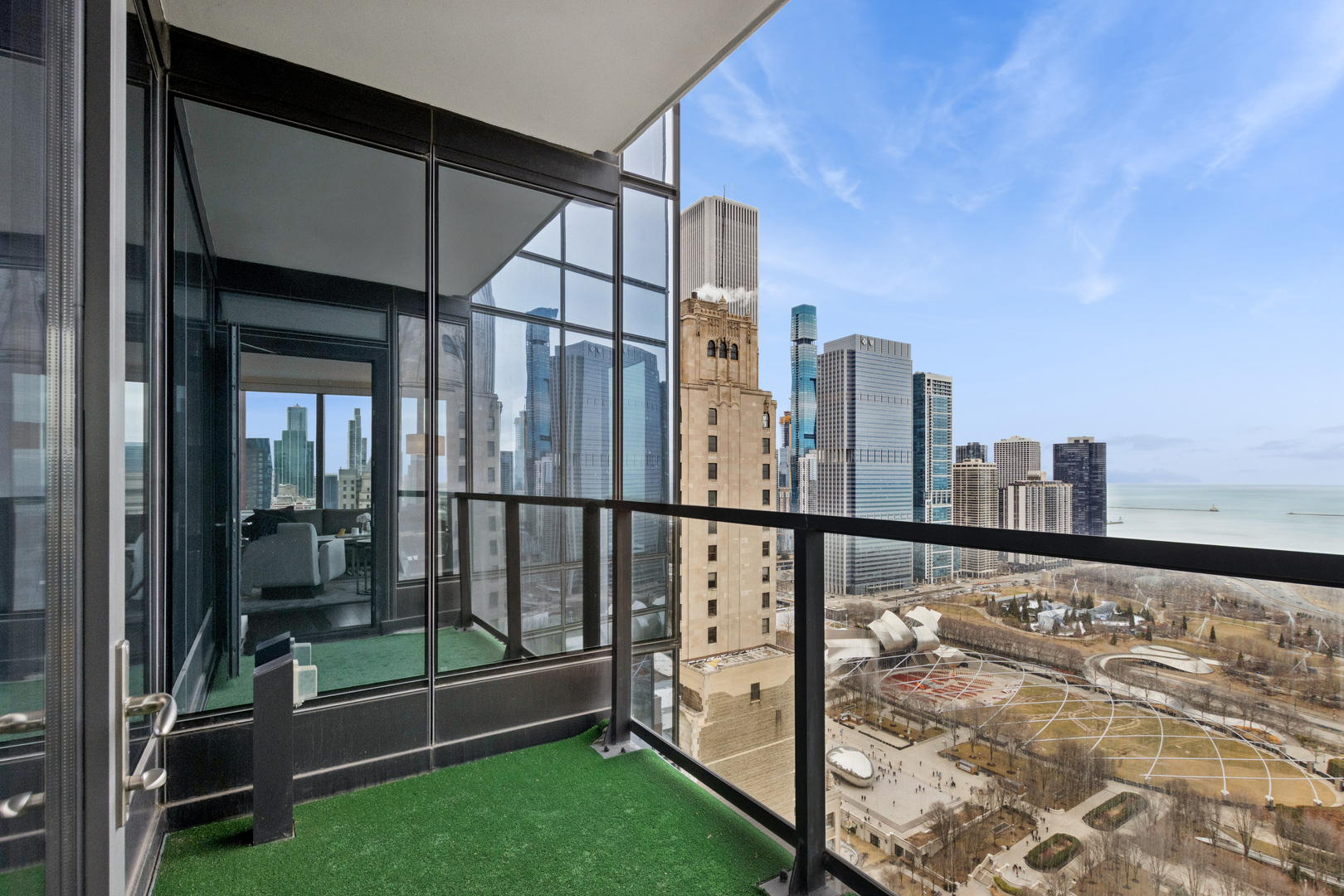 60 East Monroe Street, Unit 3402 Chicago, IL 60603 - Photo 22 of 31 a view of balcony with city view