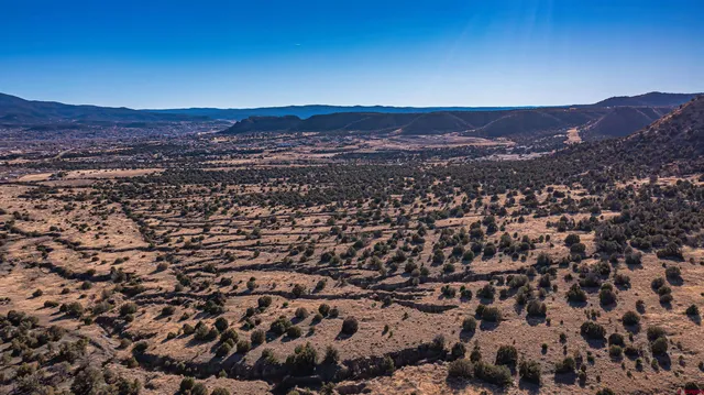 a view of city and mountain