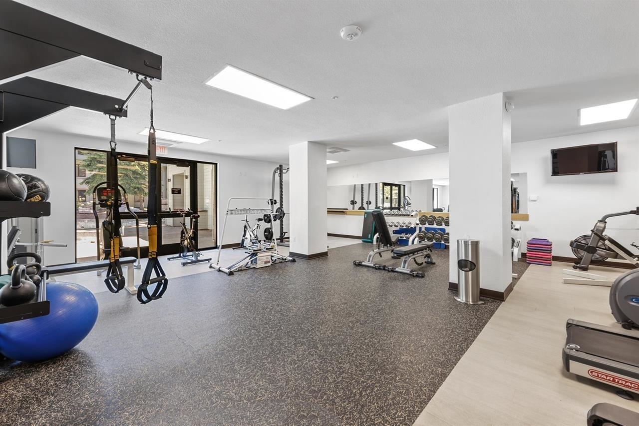 201 Shirley Cyn Road, Unit 309 Olympic Valley, CA 96146 - Photo 18 of 28 a view of a room with gym equipment