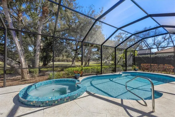 a view of a cafe with sitting area