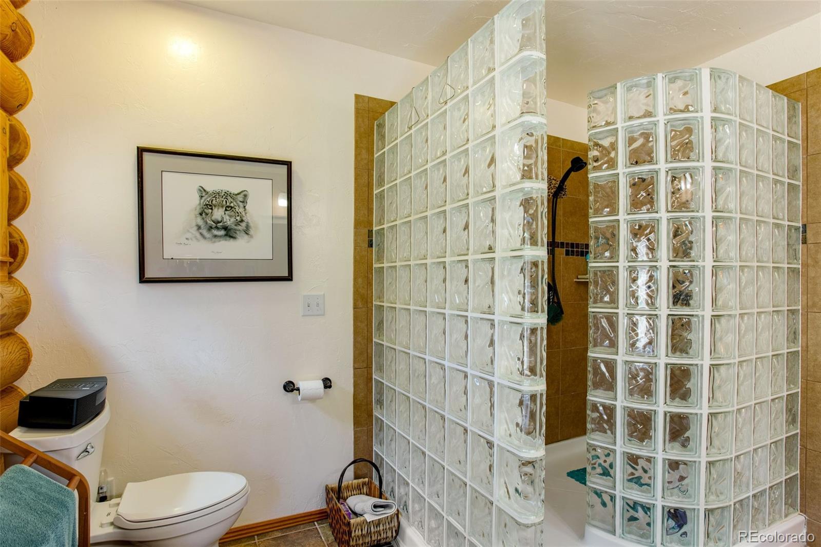 427 Wilderness Ridge Way Bellvue, CO 80512 - Photo 32 of 50 a bathroom with a toilet and shower