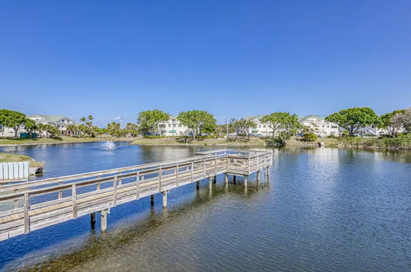 an aerial view of a house having yard