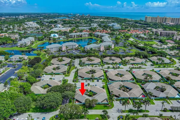 a view of city and ocean