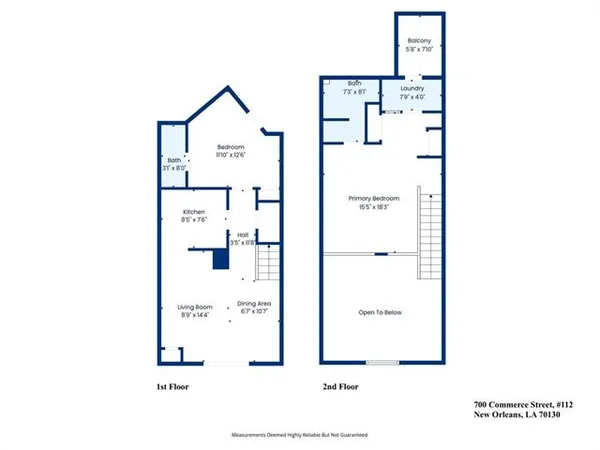 $249,000 | 700 Commerce Street, Unit 112, New Orleans, LA 70130
