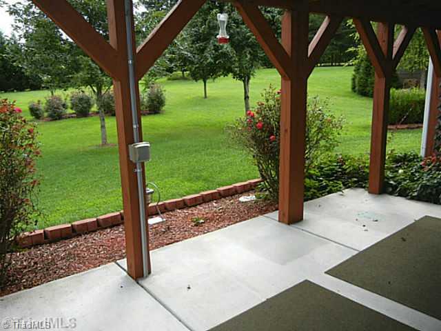 8625 Circle Drive Rural Hall, NC 27045 - Photo 14 of 16 Patio/Deck. Fantastic covered patio area has a ceiling fan and outside speakers. You ll enjoy all the butterflies on the nearby butterfly bush and the beautiful blooming roses.