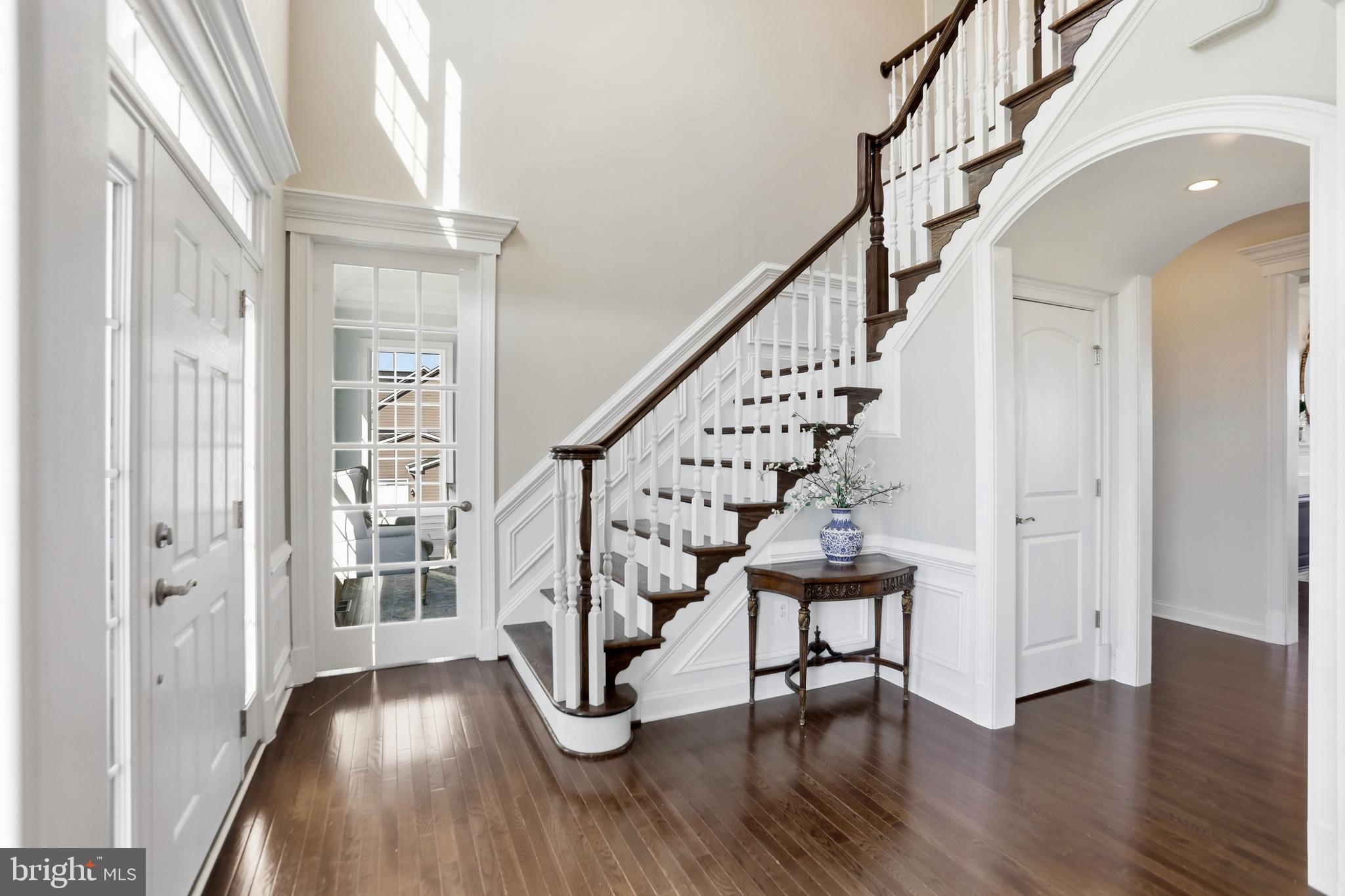 36972 Bridle Ridge Lane Purcellville, VA 20132 - Photo 4 of 44 a view of an entryway with wooden floor and stairs