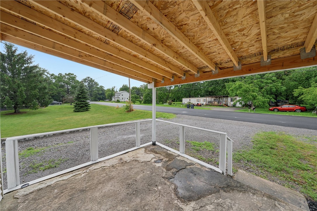 6328 Warboys Road Byron, NY 14422 - Photo 4 of 31 Covered Front Porch