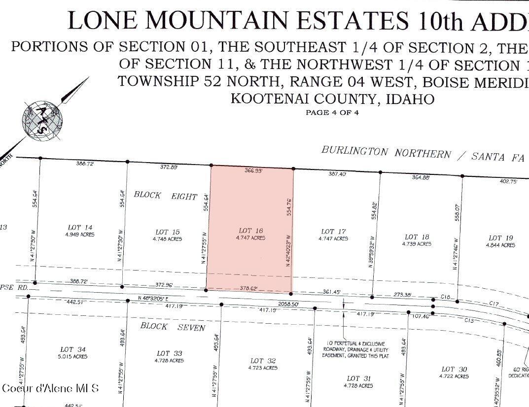 L16-b8 North Eclipse Road Rathdrum, ID 83858 - Photo 4 of 6 Close Plat