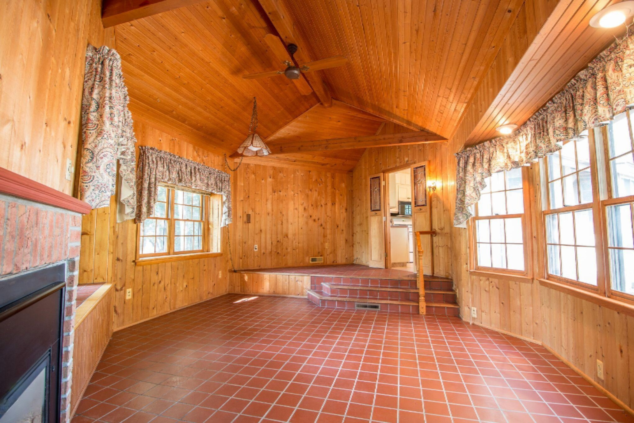 7830 West Royal Road Canadian Lakes, MI 49346 - Photo 7 of 36 Knotty Pine ceilings