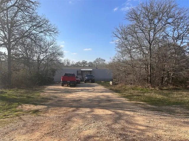 a backyard of a house
