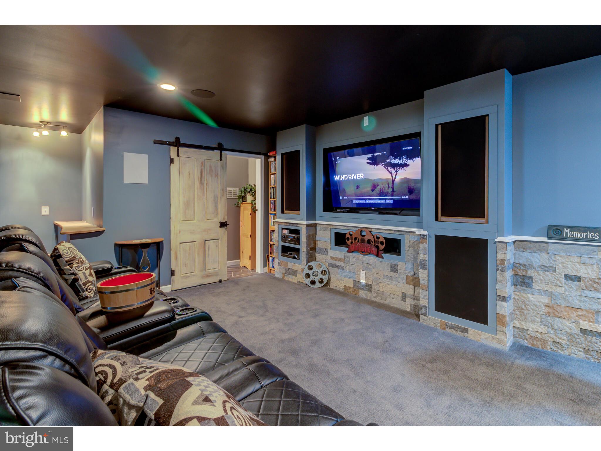 184 Cullen Road Oxford, PA 19363 - Photo 19 of 59 Spacious Media theater in the lower level
