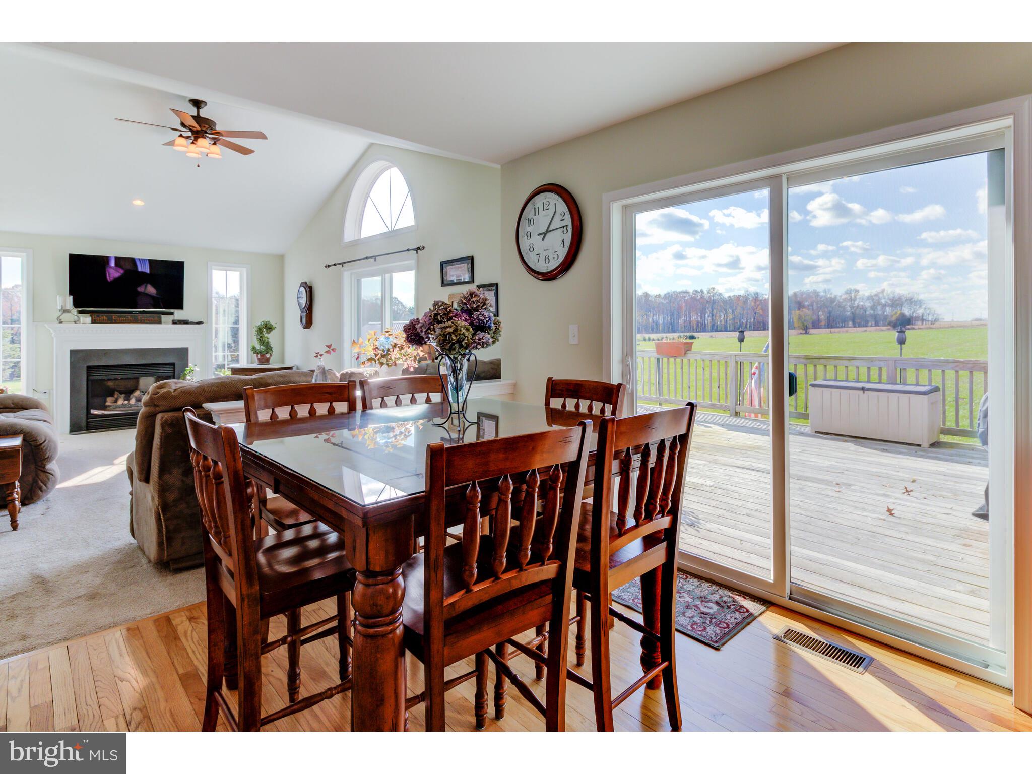 184 Cullen Road Oxford, PA 19363 - Photo 36 of 59 Dining area views and deck access