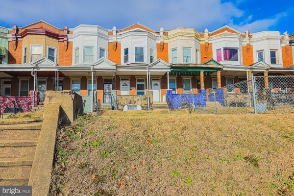 a view of building with large windows