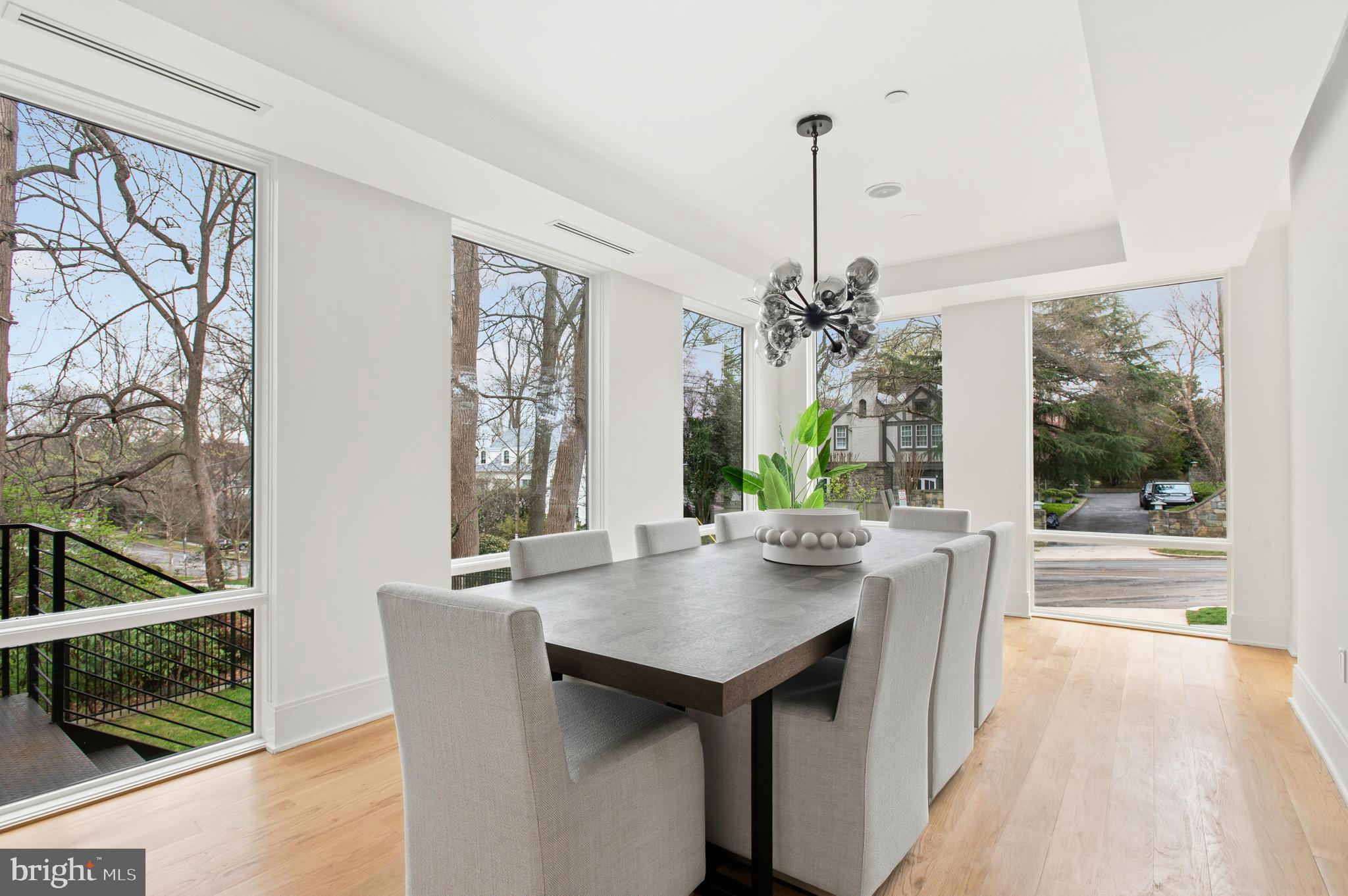 3001 Foxhall Road Northwest Washington, DC 20016 - Photo 12 of 51 a view of a dining room with furniture window and outside view