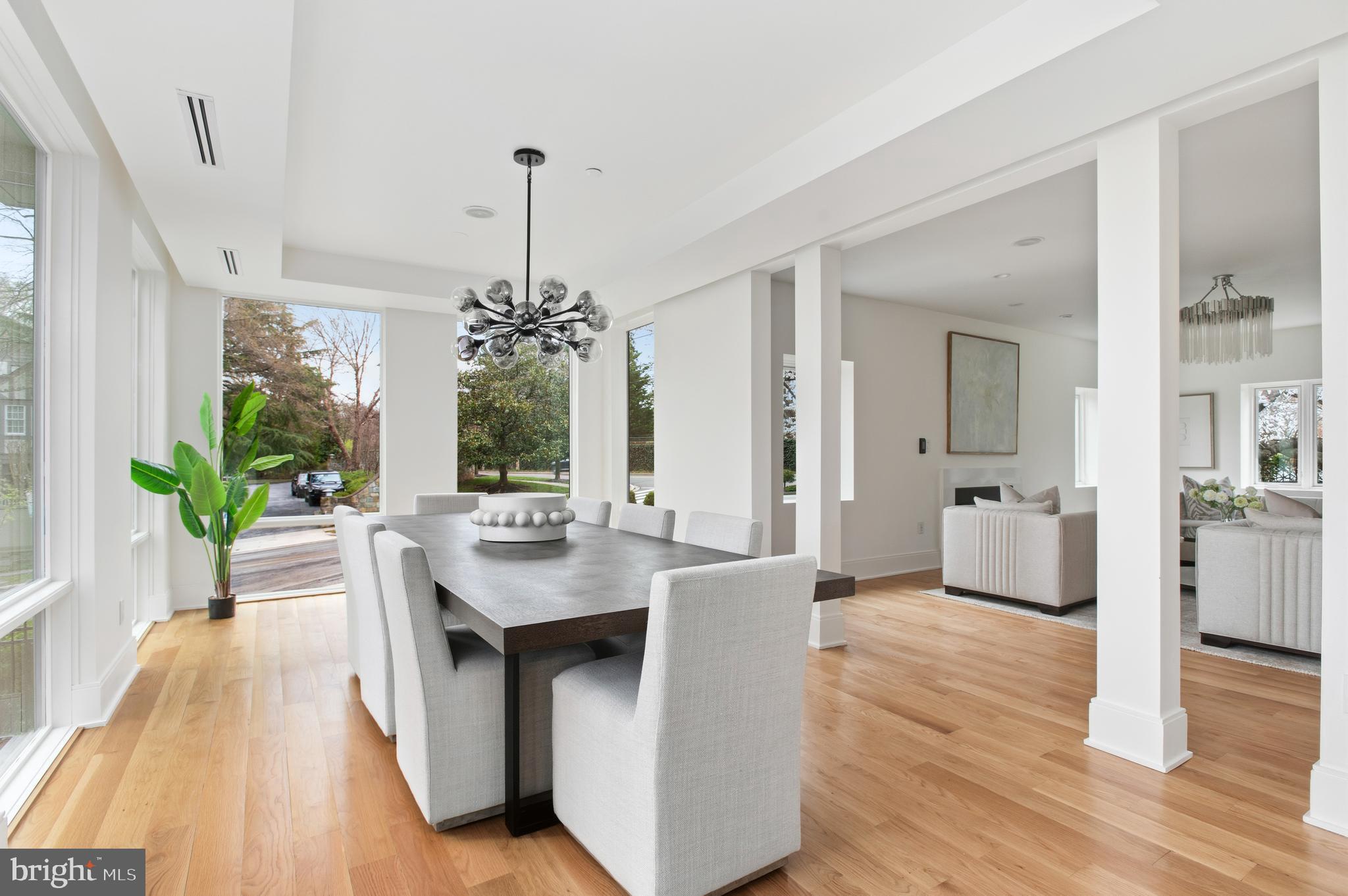 3001 Foxhall Road Northwest Washington, DC 20016 - Photo 13 of 51 a living room with furniture and a chandelier