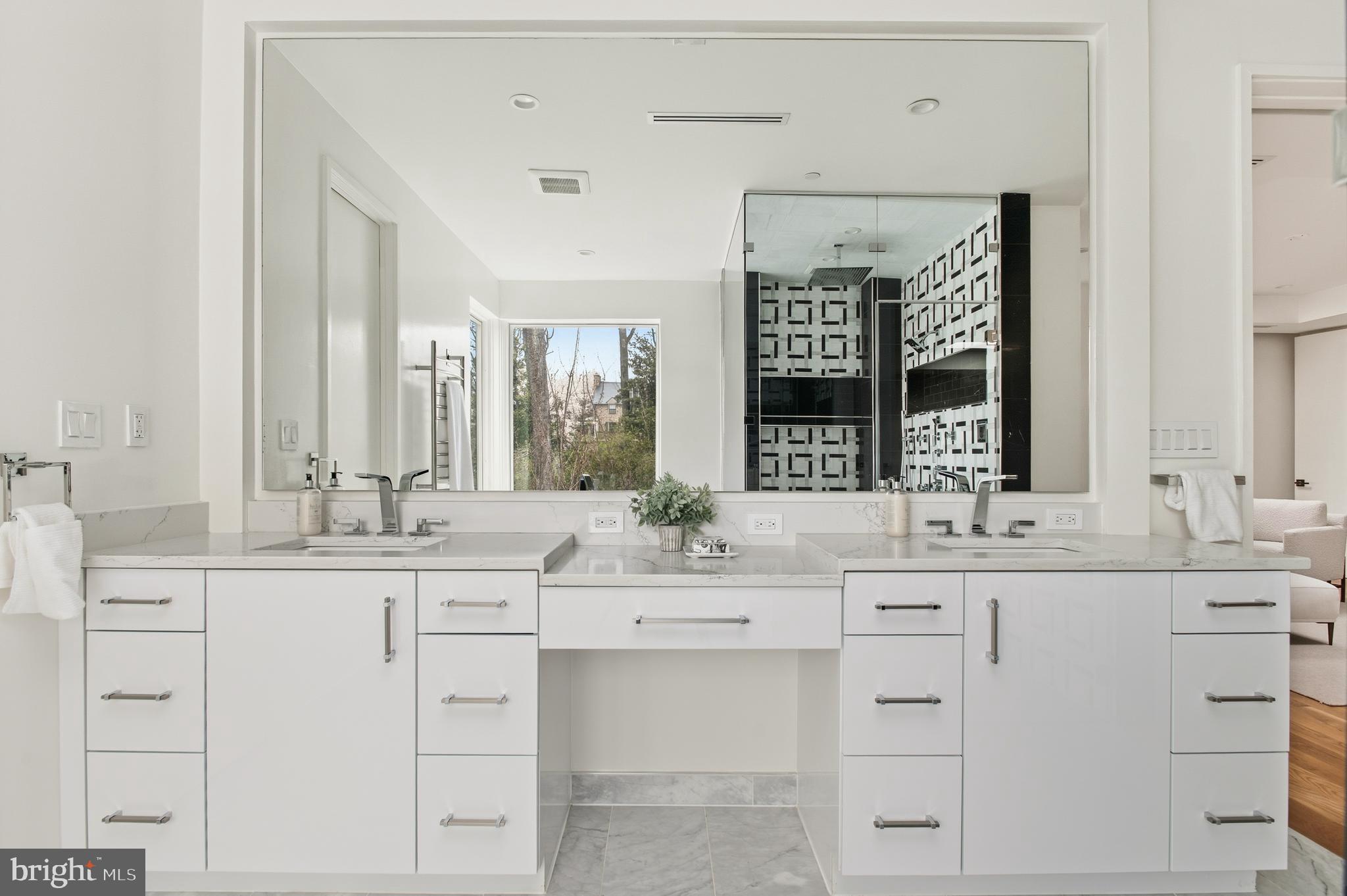 3001 Foxhall Road Northwest Washington, DC 20016 - Photo 27 of 51 a bathroom with a sink and a mirror