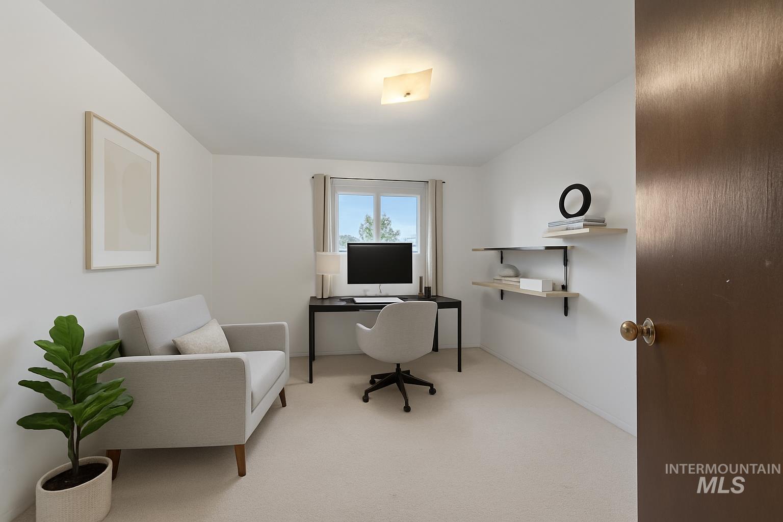 4649 Highway 95 Moscow, ID 83843 - Photo 30 of 49 Office/ Bed area using AI generated staging.