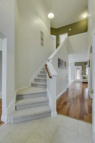 a view of entryway and hall