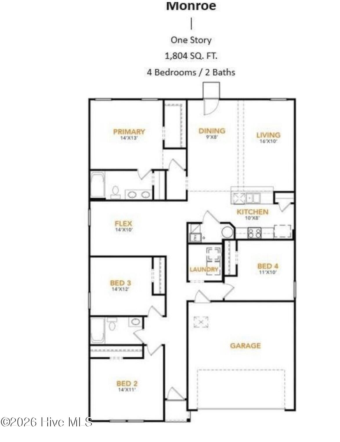 741 Rivers Edge Parkway Roanoke Rapids, NC 27870 - Photo 7 of 9 House plan