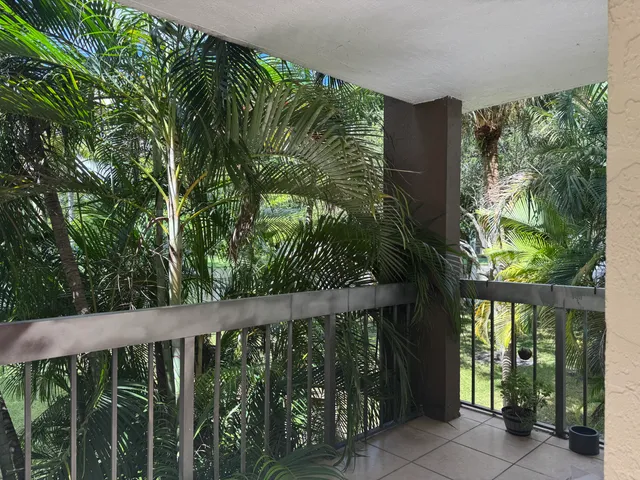 a city view from a balcony