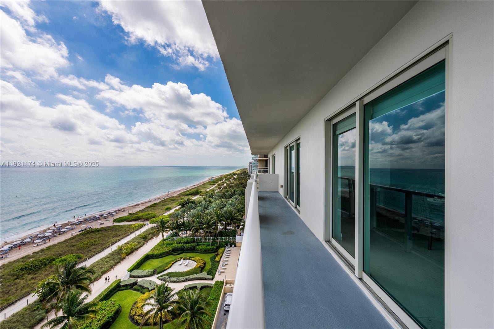 9499 Collins Avenue, Unit PH02 Surfside, FL 33154 - Photo 4 of 19 a balcony with city view