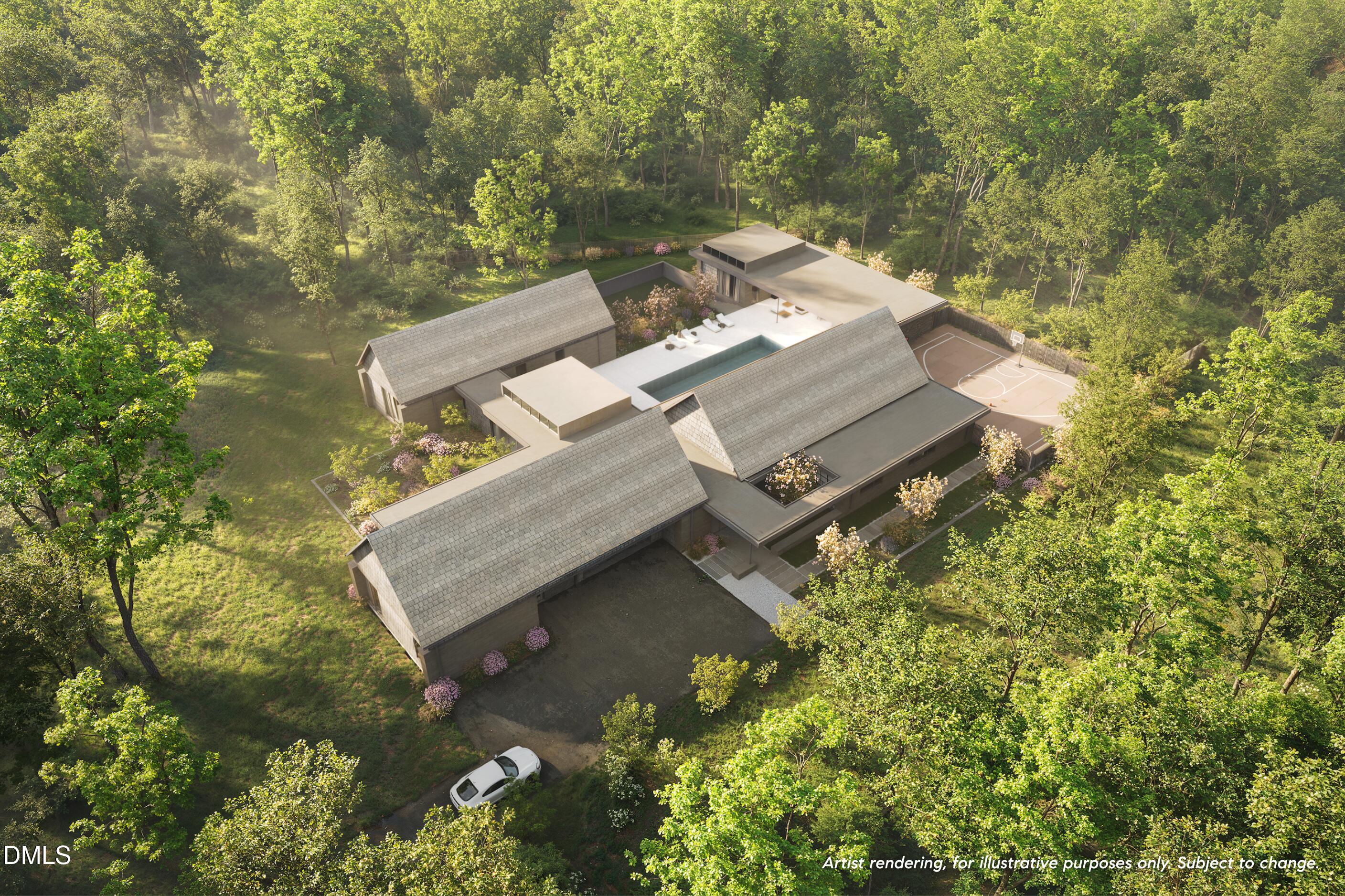 6004 Canadero Drive Raleigh, NC 27612 - Photo 2 of 36 an aerial view of a house with a yard