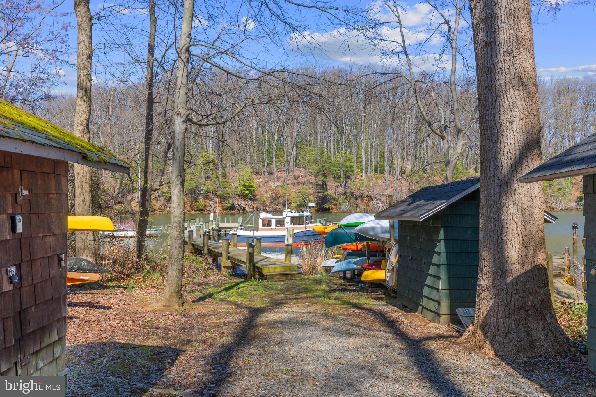 403 Halsey Road Annapolis, MD 21401 - Photo 30 of 32 Pier & Canoe Rack