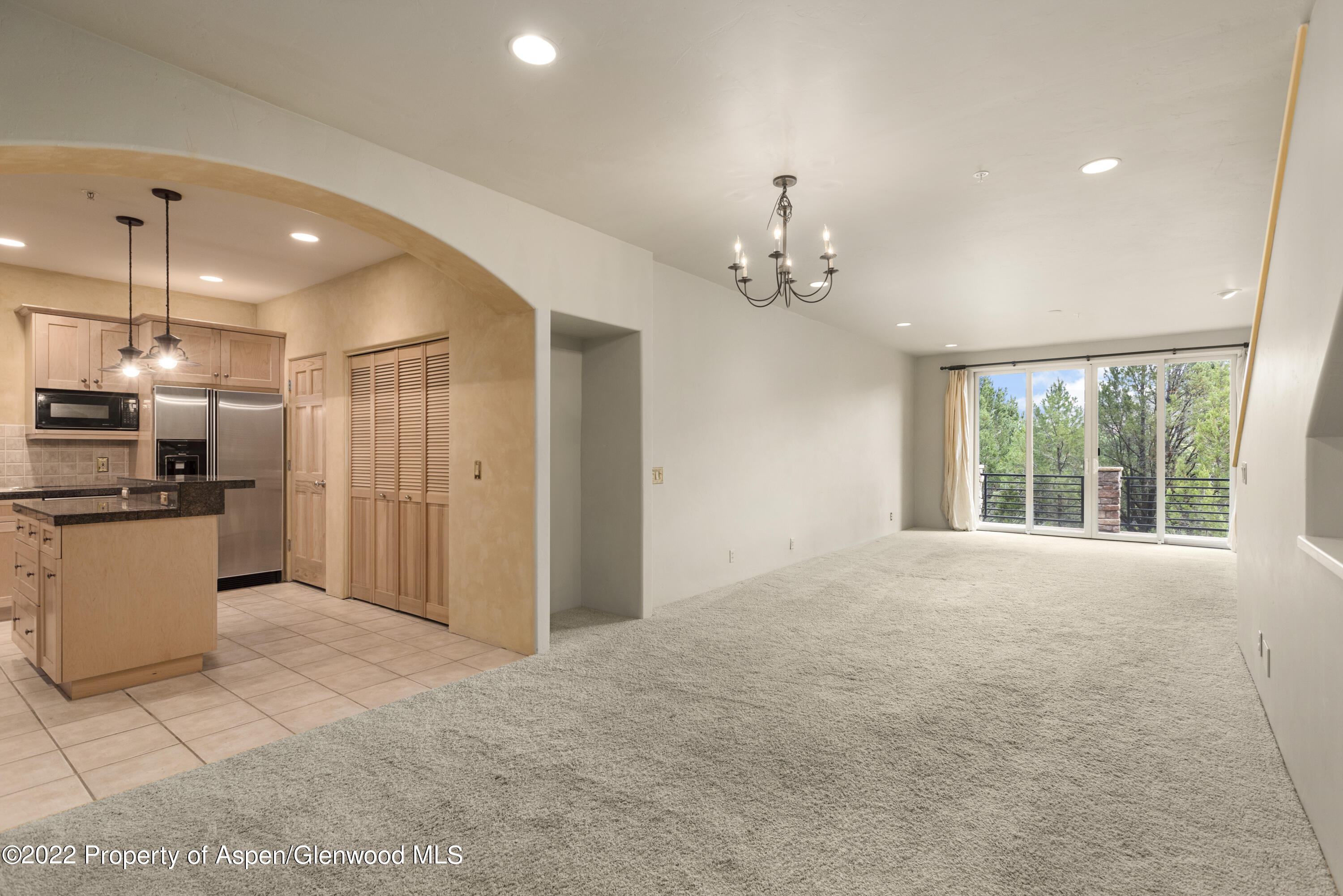306 Wild Spring Lane Basalt, CO 81621 - Photo 7 of 11 a view of a kitchen with refrigerator and cabinets