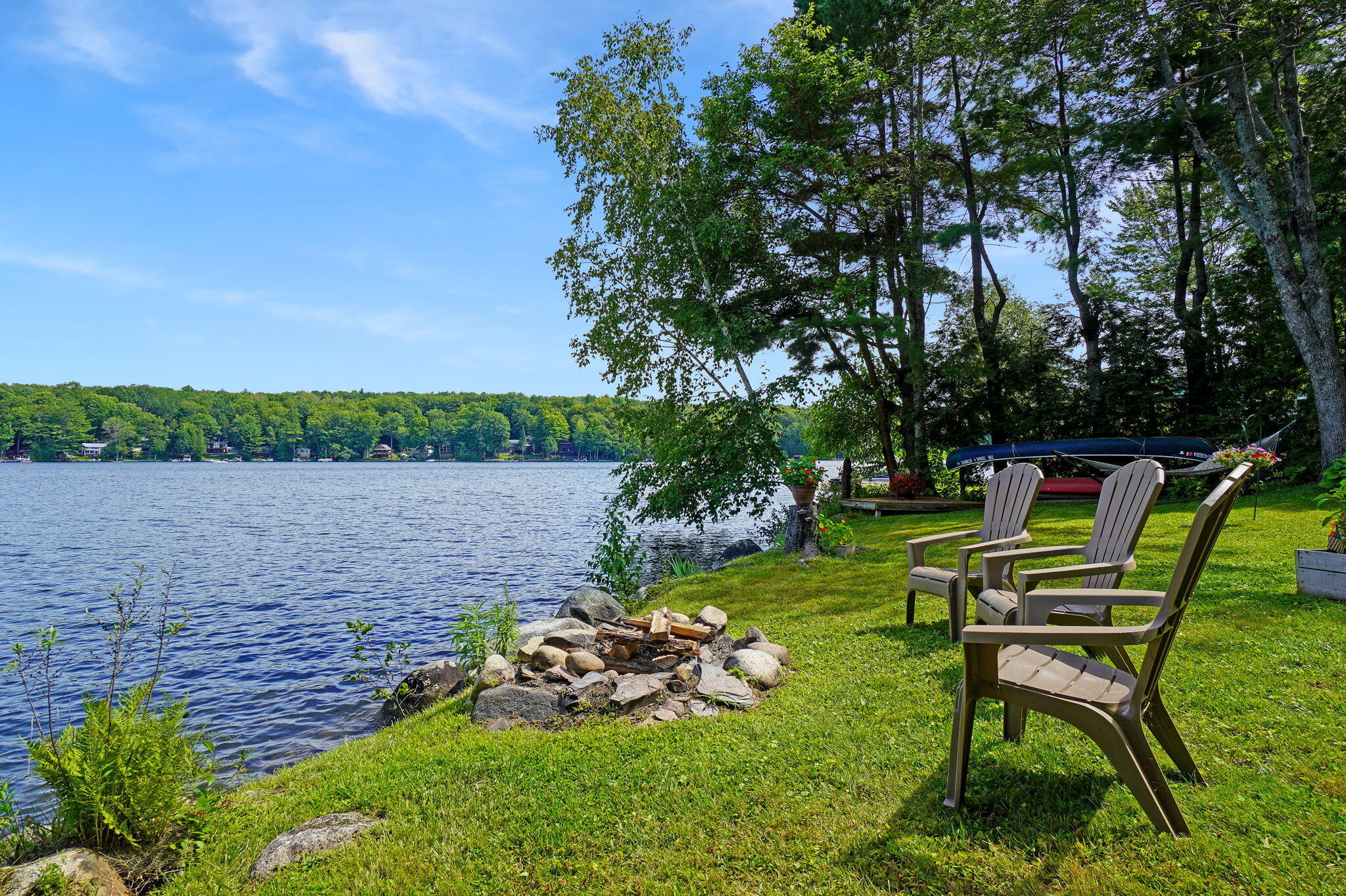 310 Willey Point Road Oakland, ME 04963 - Photo 37 of 42 Firepit Seating