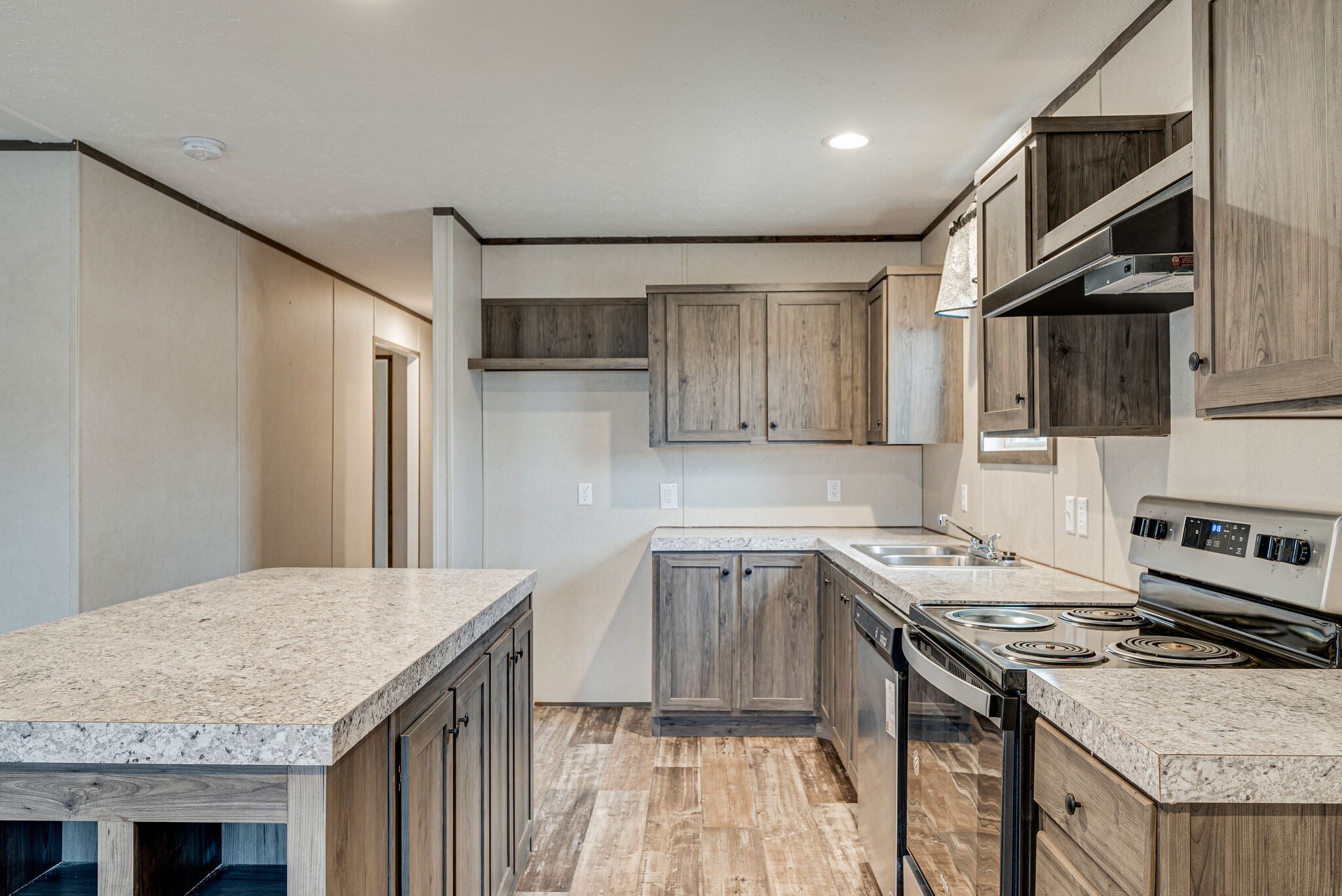1321 Parham Street Springfield, TN 37172 - Photo 5 of 21 a kitchen with stainless steel appliances granite countertop a stove a sink dishwasher and a refrigerator