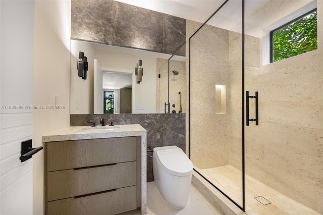 a view of a lake with a city