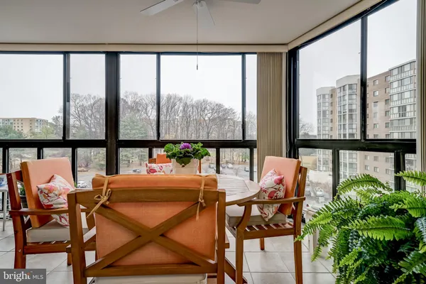 a outdoor space with furniture