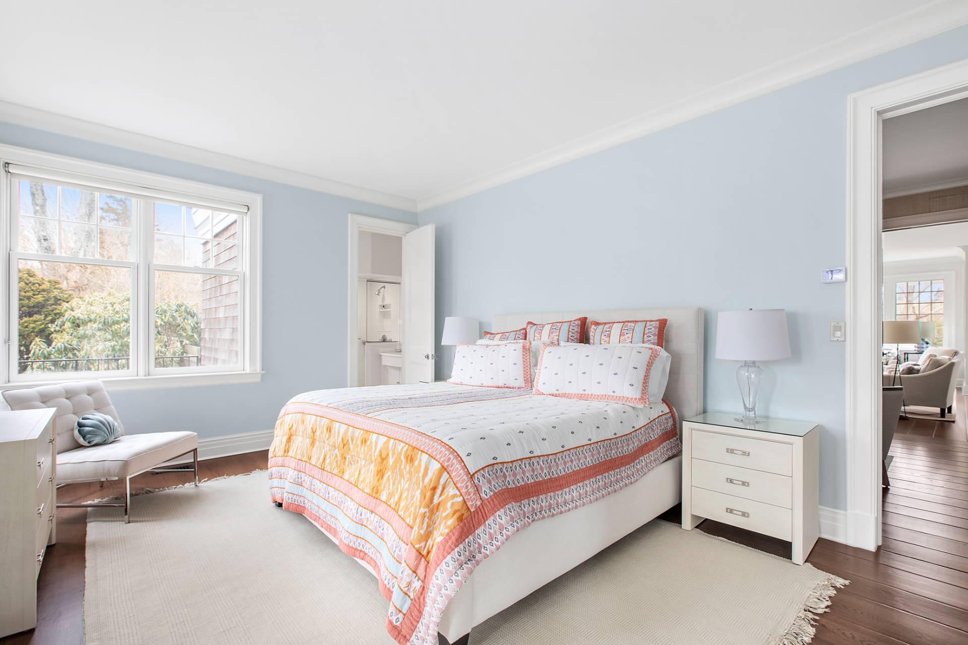 Undisclosed Address Water Mill, NY 11976 - Photo 12 of 26 a bedroom with a bed and a couch