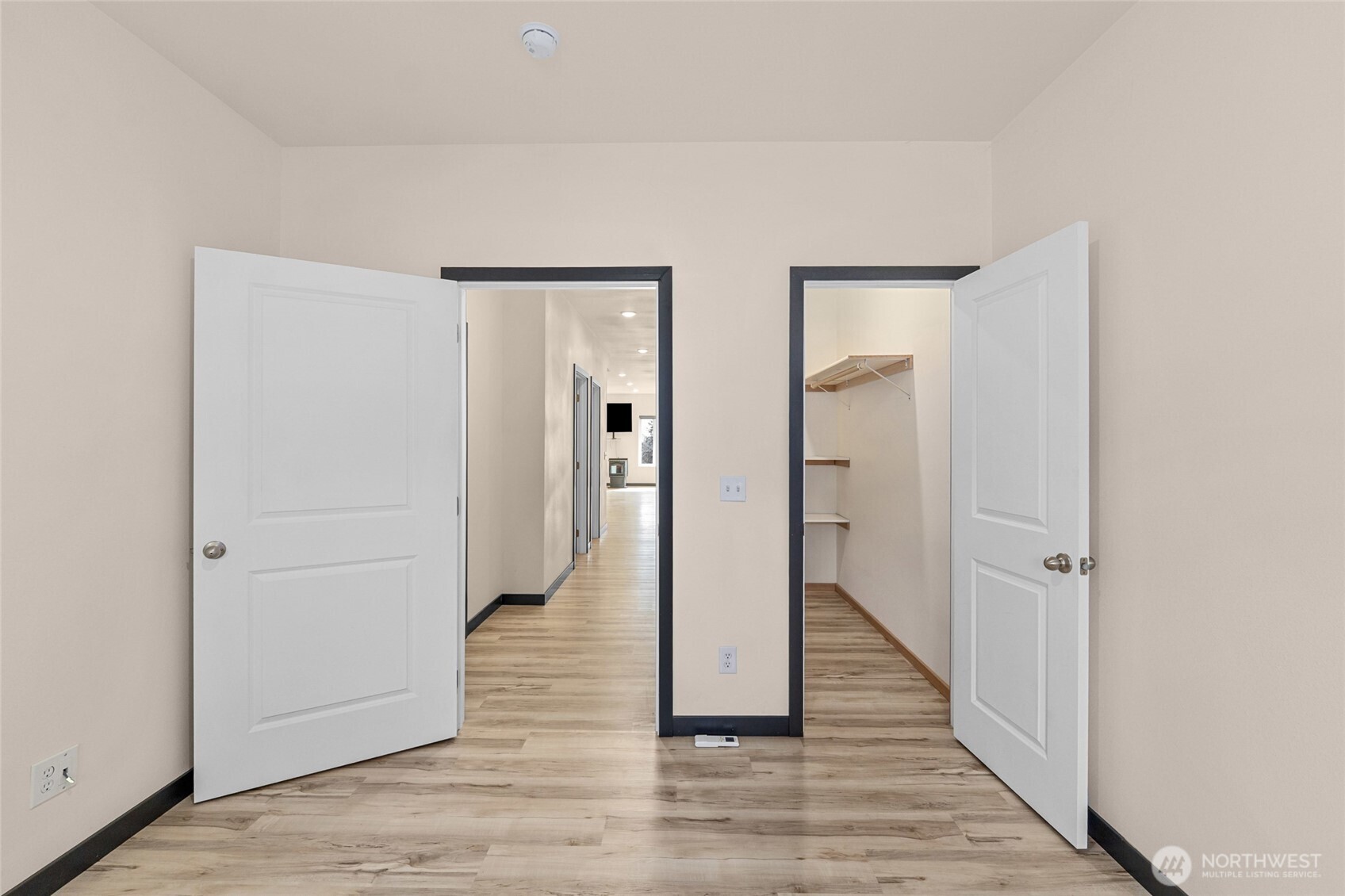 15 Miyoko Point Road Republic, WA 99166 - Photo 14 of 38 a view of a hallway with wooden floor