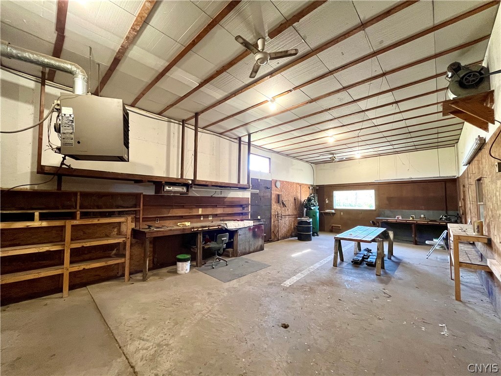 465 West Lake Road Oswego, NY 13126 - Photo 14 of 27 Shop area has a heater
